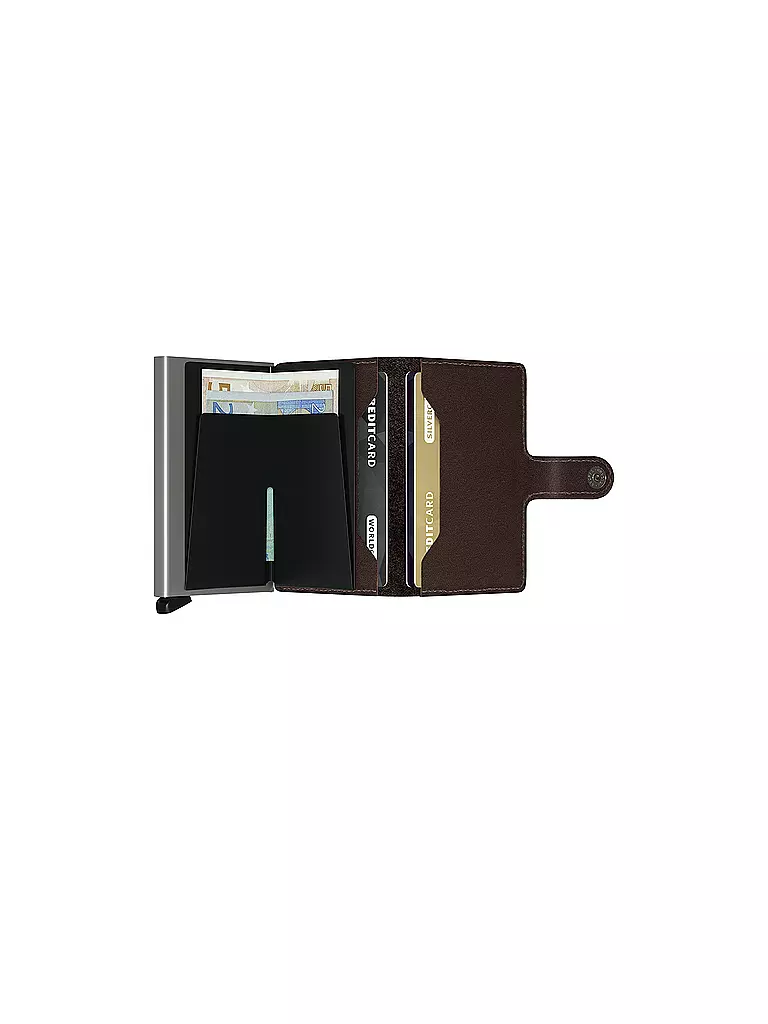 SECRID | Geldbörse - Miniwallet Original Mini Dark Brown | braun