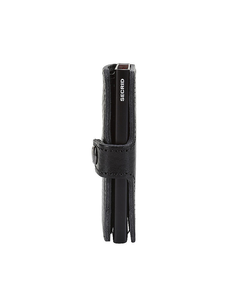 SECRID | Geldbörse - Miniwallet Vegetable Tanned Black/Black | schwarz