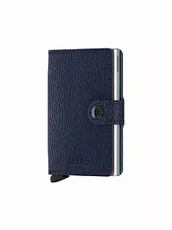 SECRID | Geldbörse - Miniwallet Vegetable Tanned Navy/Silver | blau