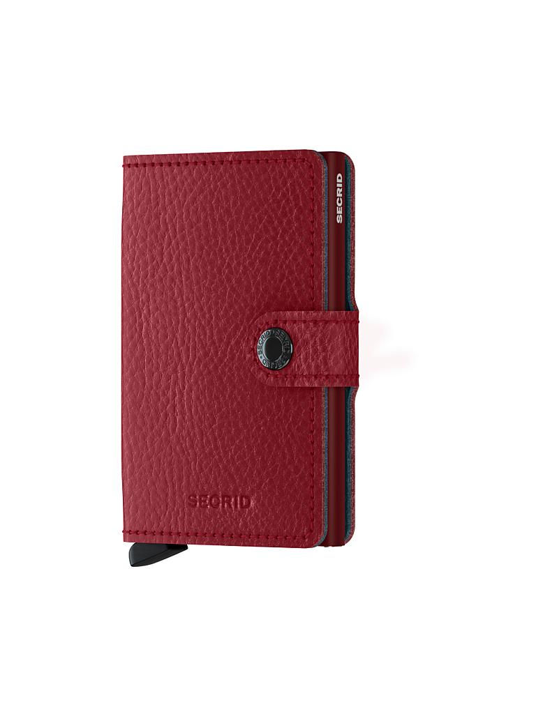 SECRID | Geldbörse - Miniwallet Vegetable Tanned Mini Rosso/Bordeaux | dunkelrot