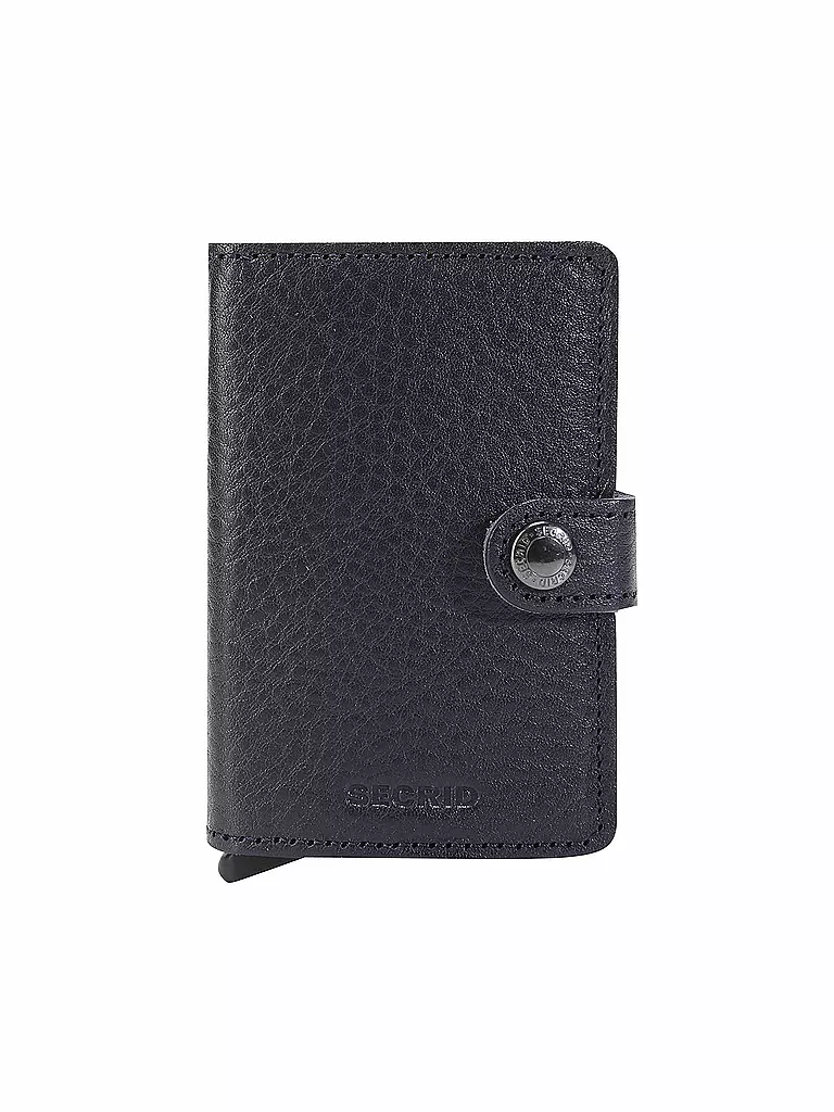 SECRID | Geldbörse - Miniwallet Vegetable Tanned Navy/Silver | blau