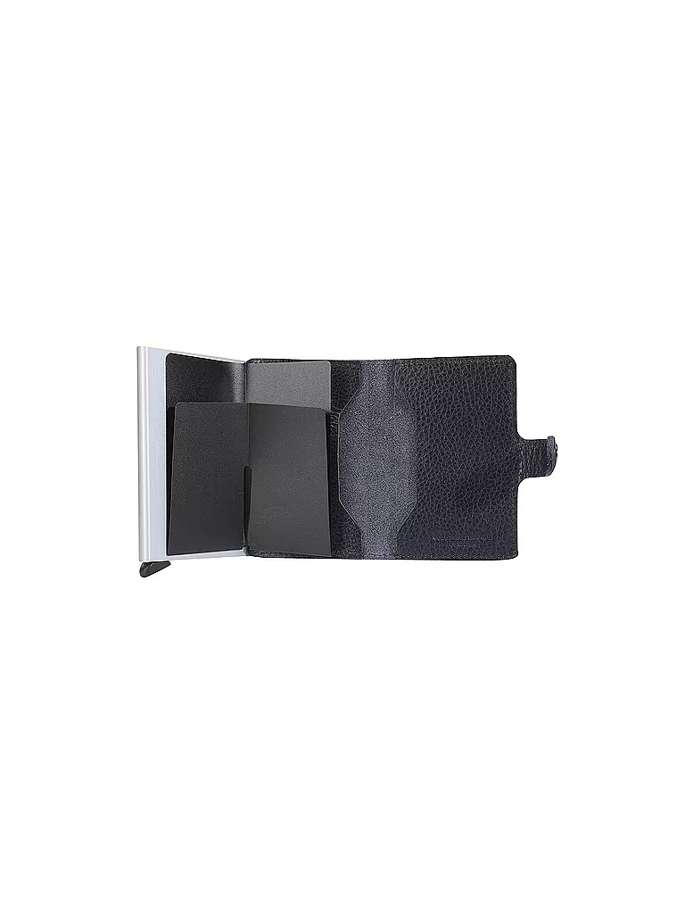 SECRID | Geldbörse - Miniwallet Vegetable Tanned Navy/Silver | blau