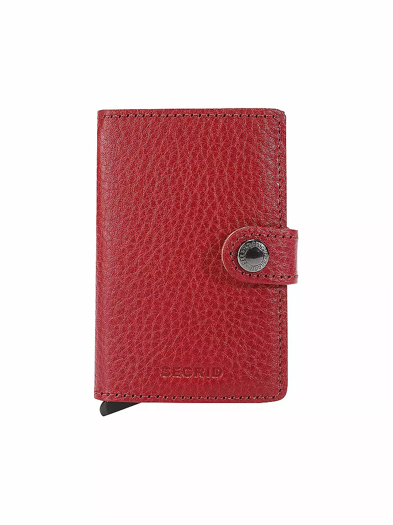 SECRID | Geldbörse - Miniwallet Vegetable Tanned Rosso/Bordeaux | rot