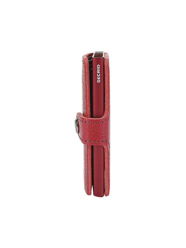 SECRID | Geldbörse - Miniwallet Vegetable Tanned Rosso/Bordeaux | rot