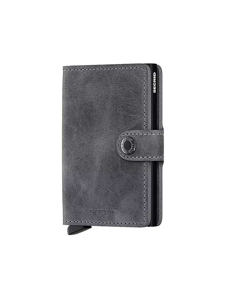 SECRID | Geldbörse - Miniwallet Vintage Mini Grey Black | grau