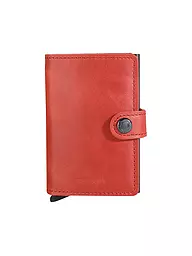 SECRID | Geldbörse - Miniwallet Vintage Mini Cognac Silver | orange