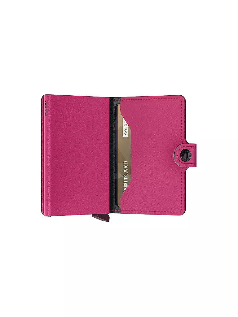 SECRID | Geldbörse - Miniwallet Yard Powder Fuchsia | hellblau