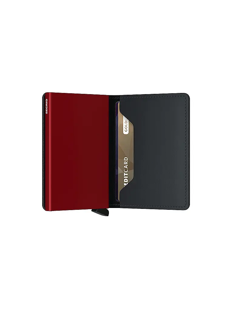 SECRID | Geldbörse - Slimwallet black & red | Schwarz