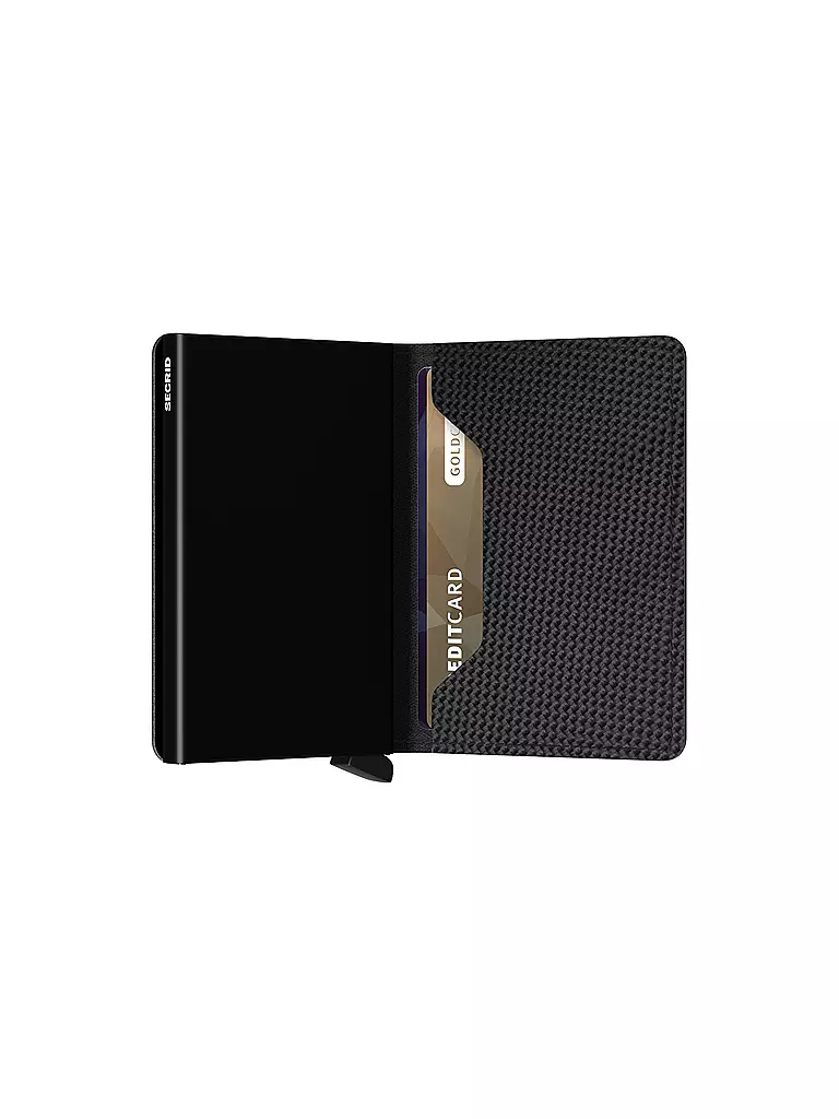 SECRID | Geldbörse - Slimwallet Carbon Black | grau