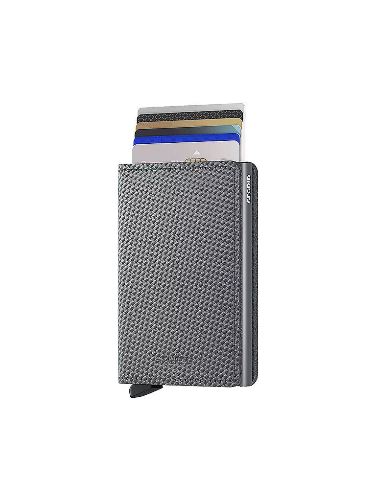 SECRID | Geldbörse - Slimwallet Carbon Cool Grey | schwarz