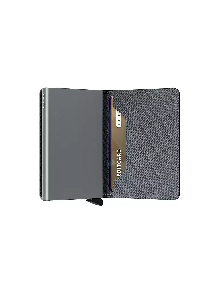 SECRID | Geldbörse - Slimwallet Carbon Cool Grey | schwarz