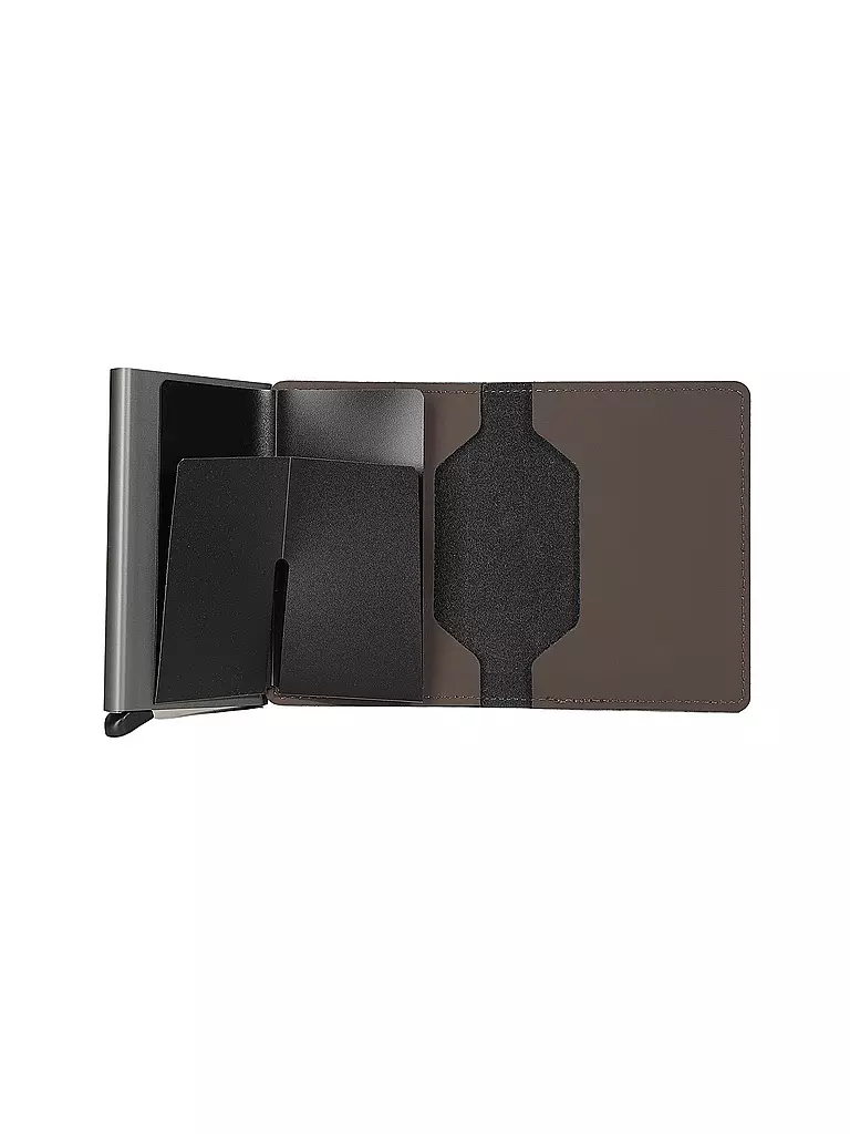 SECRID | Geldbörse - Slimwallet MATTE Mini truffel | schwarz