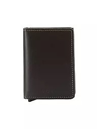 SECRID | Geldbörse - Slimwallet Original Slim Black Navy | braun