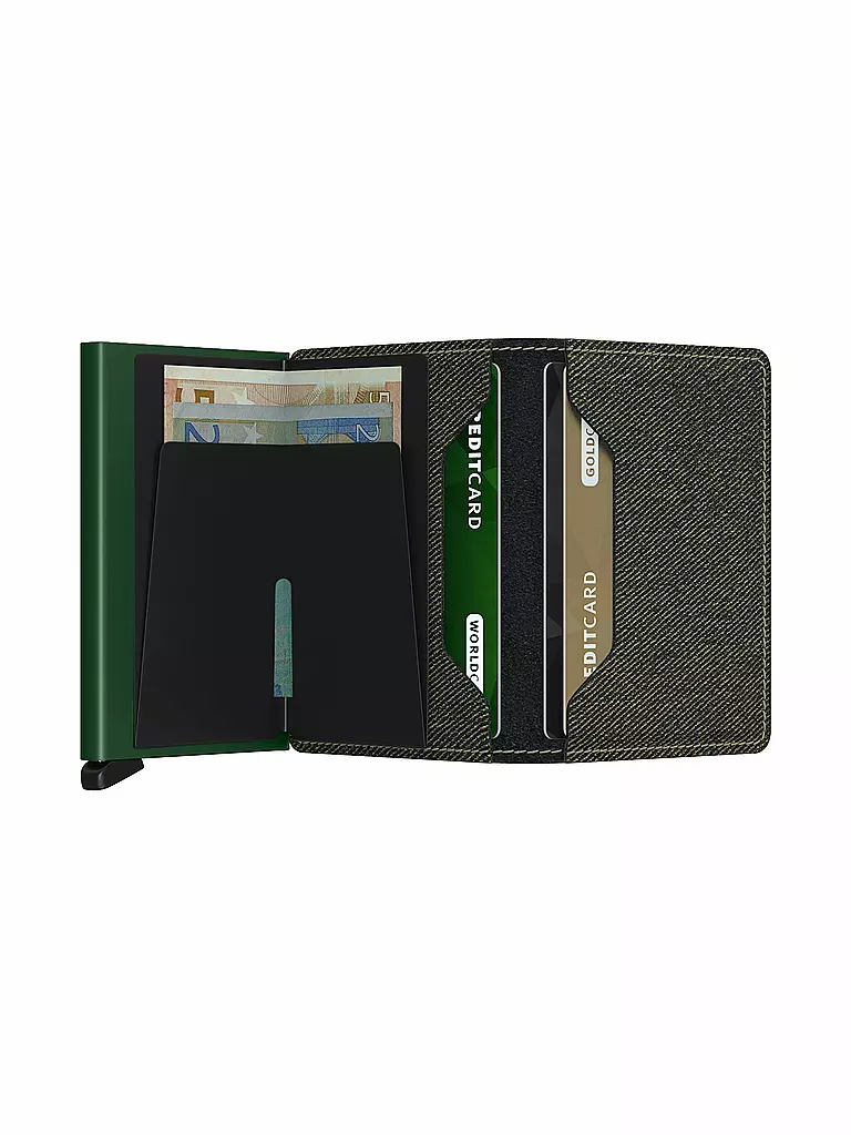 SECRID | Geldbörse - Slimwallet Twist Green | grün