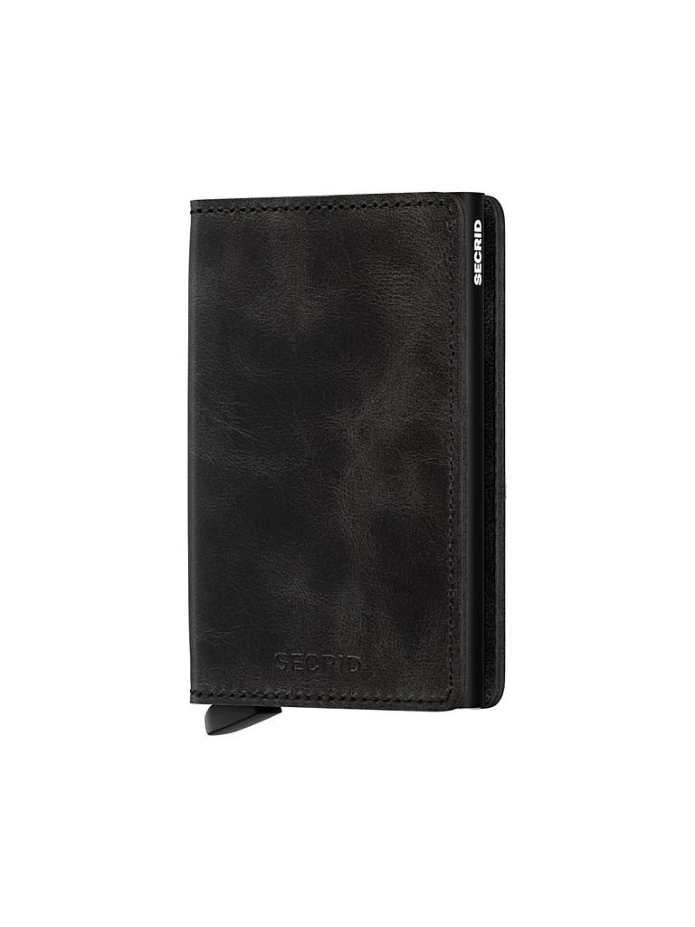 SECRID | Geldbörse - Slimwallet Vintage Slim Black | schwarz