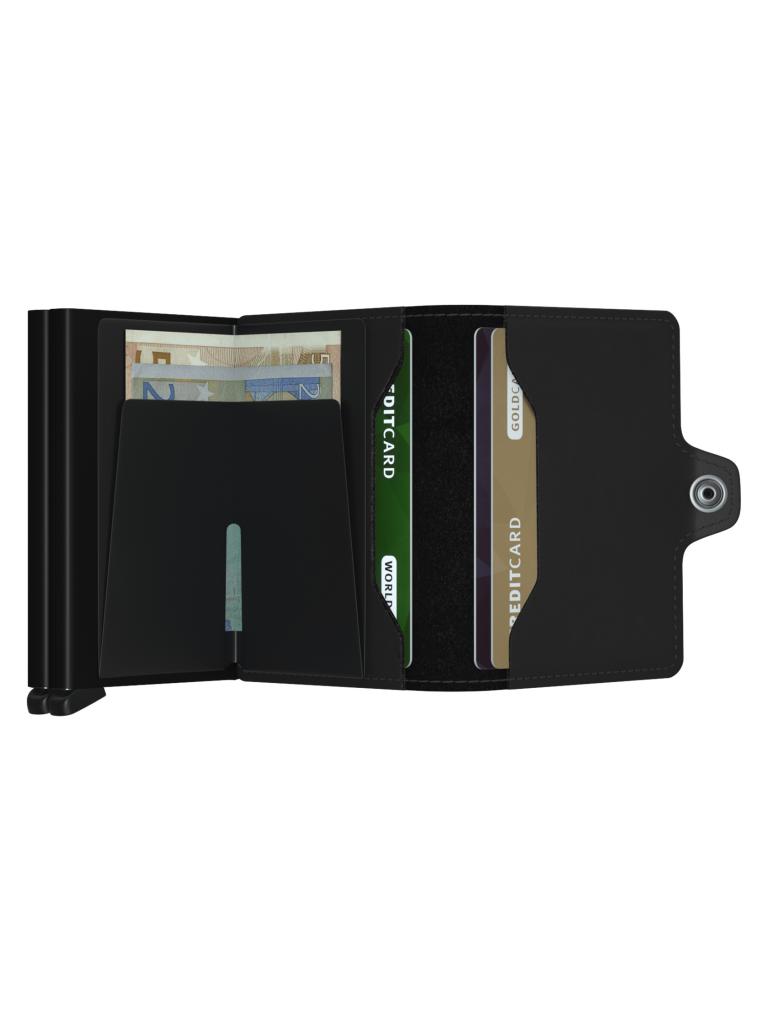 SECRID | Geldbörse - Twinwallet Matte Twin Black | schwarz