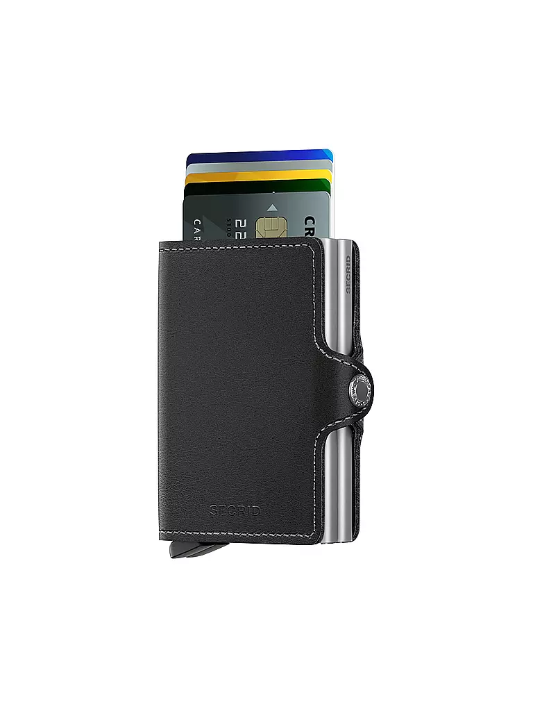 SECRID | Geldbörse - Twinwallet Original Twin Black | braun