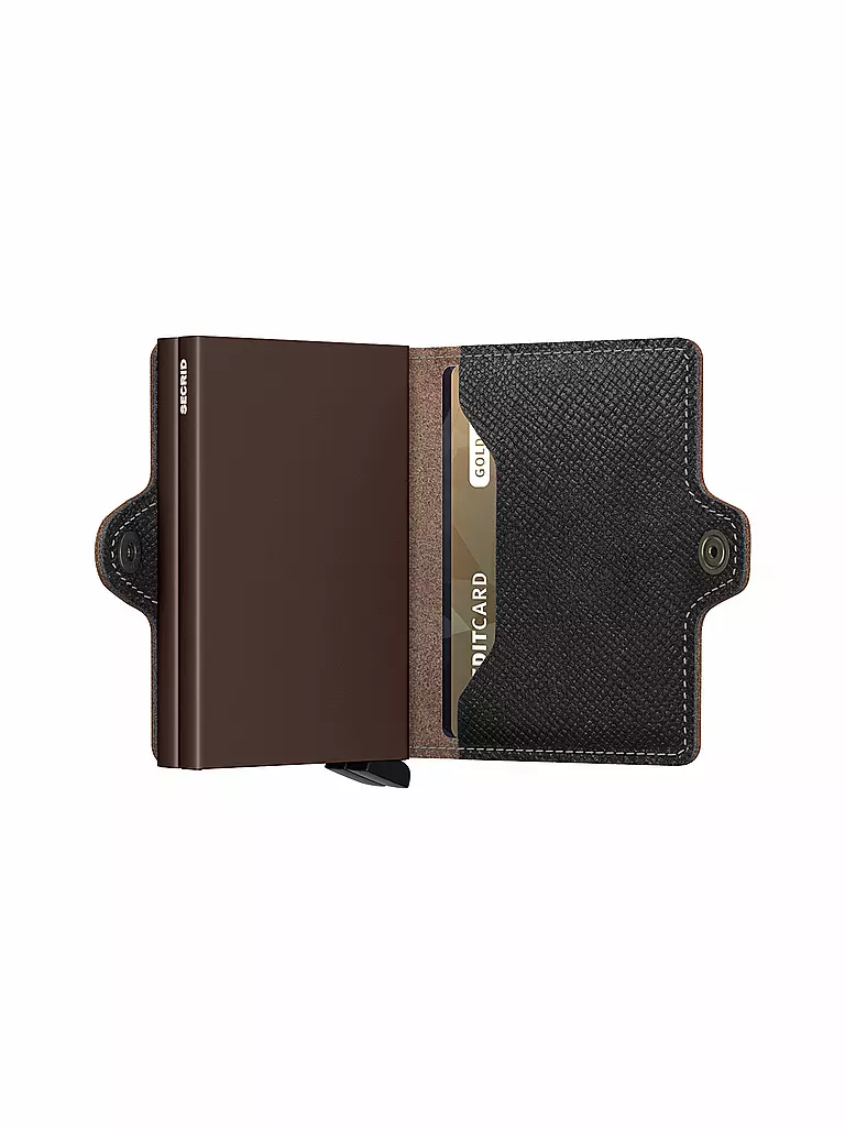 SECRID | Geldbörse - Twinwallet Saffiano Brown | braun