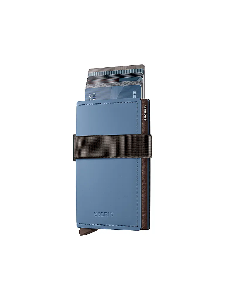 SECRID | Geldbörse BANDWALLET Blue-Brown | Blau