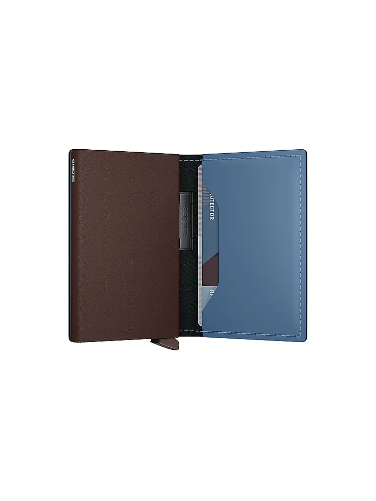 SECRID | Geldbörse BANDWALLET Blue-Brown | Blau