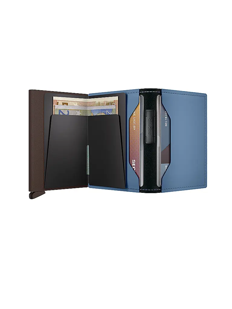 SECRID | Geldbörse BANDWALLET Blue-Brown | Blau