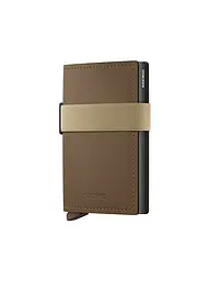 SECRID | Geldbörse BANDWALLET Blue-Brown | Beige
