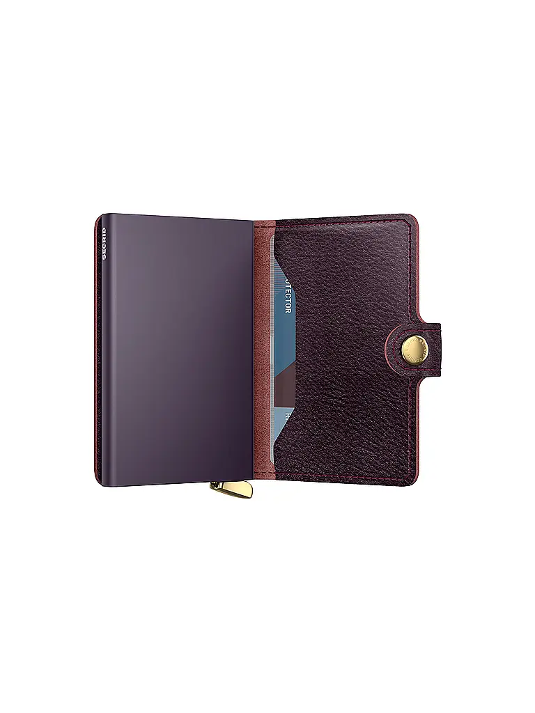 SECRID | Geldbörse PREMIUM MINIWALLET Bordeaux | dunkelrot