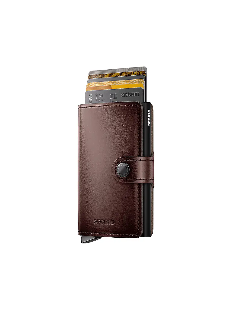 SECRID | Geldbörse PREMIUM MINIWALLET DUSK  Dark Brown | 
