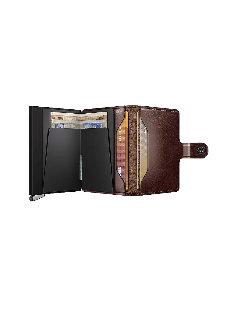SECRID | Geldbörse PREMIUM MINIWALLET DUSK  Dark Brown | 