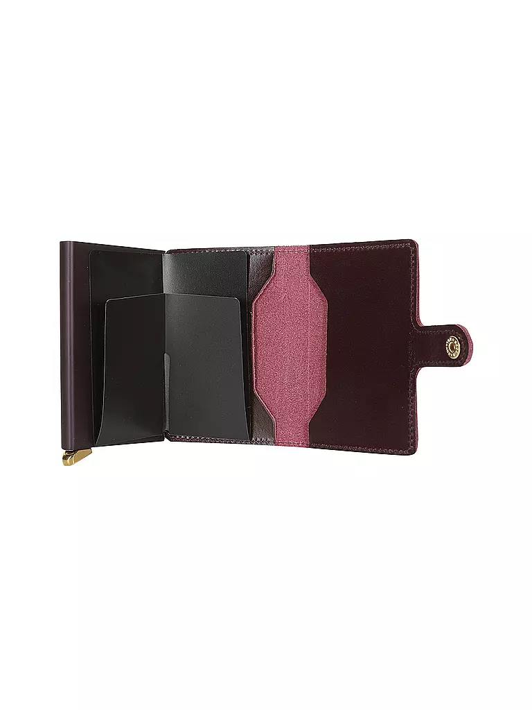 SECRID | Geldbörse PREMIUM MINIWALLET DUSK Bordeaux | braun