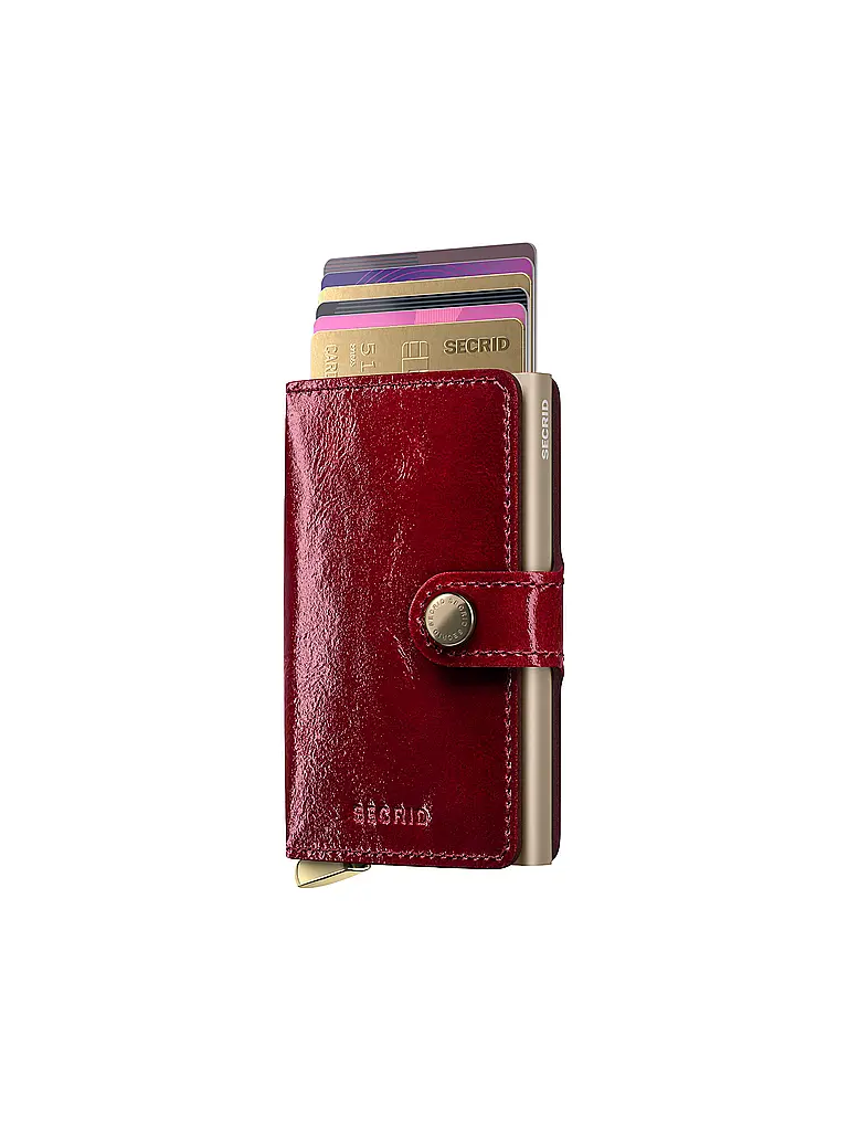 SECRID | Geldbörse PREMIUM MINIWALLET Red | dunkelrot