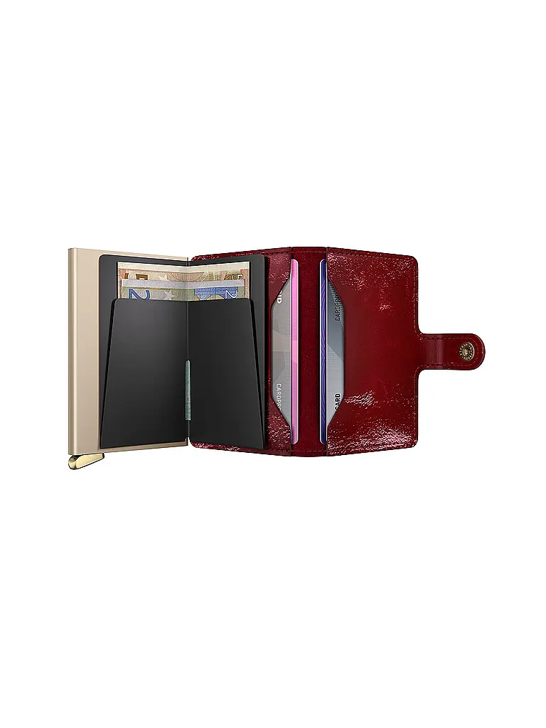 SECRID | Geldbörse PREMIUM MINIWALLET Red | dunkelrot