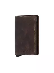 SECRID | Geldbörse - Slimwallet VINTAGE SLIM orange | braun
