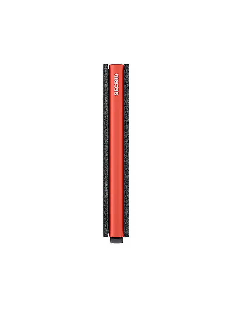 SECRID | Geldbörse SLIMWALLET MATTE Nightblue & Orange | schwarz