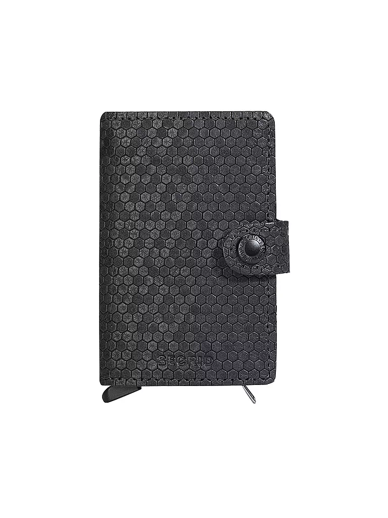 SECRID | Miniwallet HEXAGON Black | schwarz