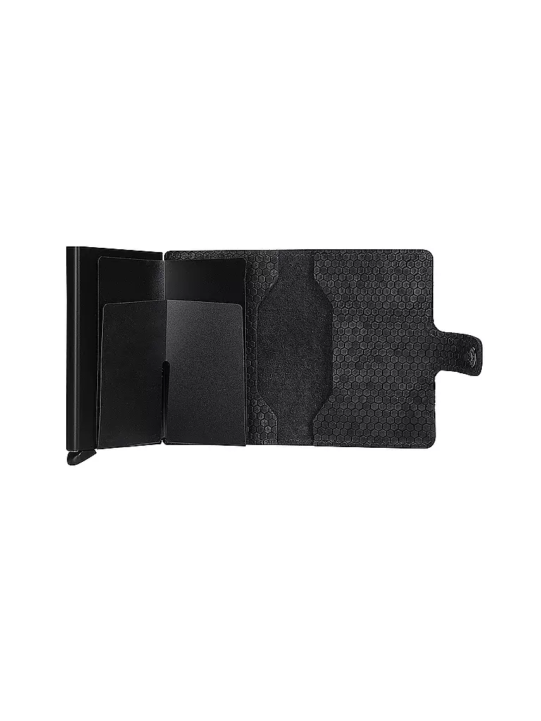 SECRID | Miniwallet HEXAGON Black | schwarz