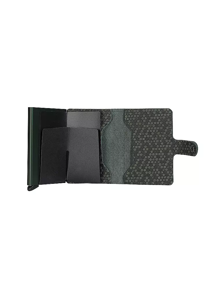 SECRID | Miniwallet HEXAGON Green | dunkelgrün