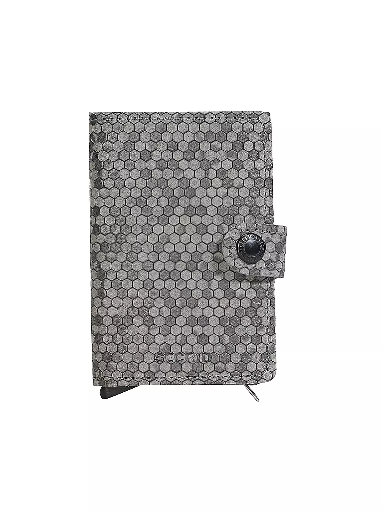 SECRID | Miniwallet HEXAGON Grey | grau