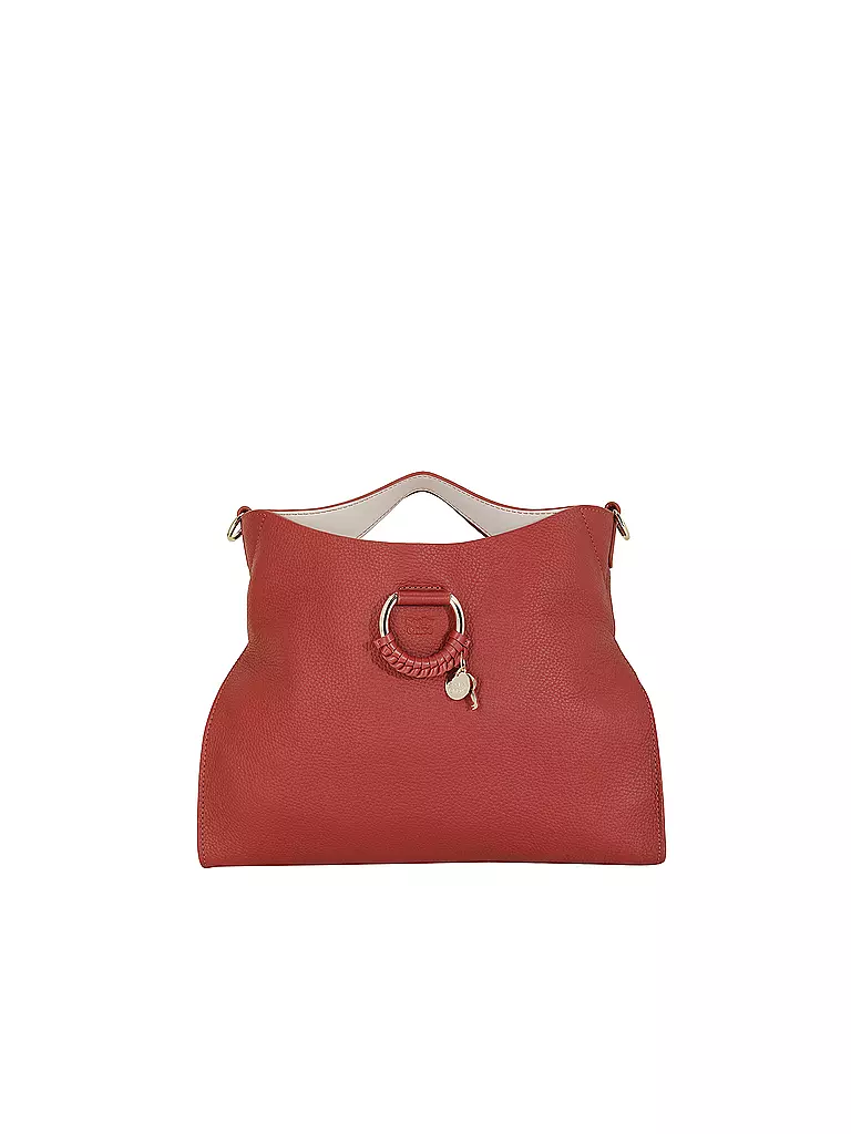 SEE BY CHLOE | Ledertasche - Henkeltasche JOAN | dunkelrot