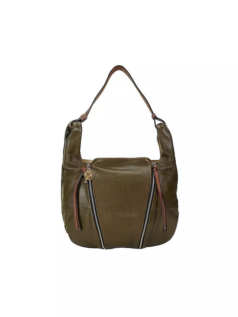 SEE BY CHLOE | Ledertasche - Hobo Bag INDRA | olive