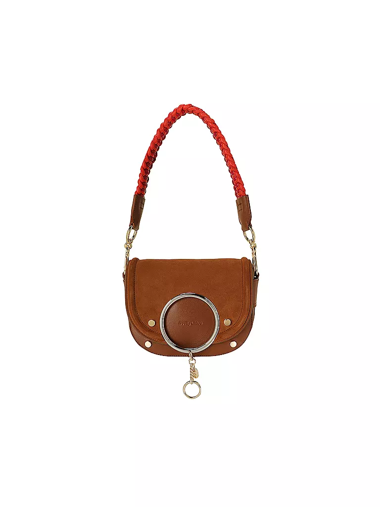 SEE BY CHLOE | Ledertasche - Umhängetasche MARA | camel