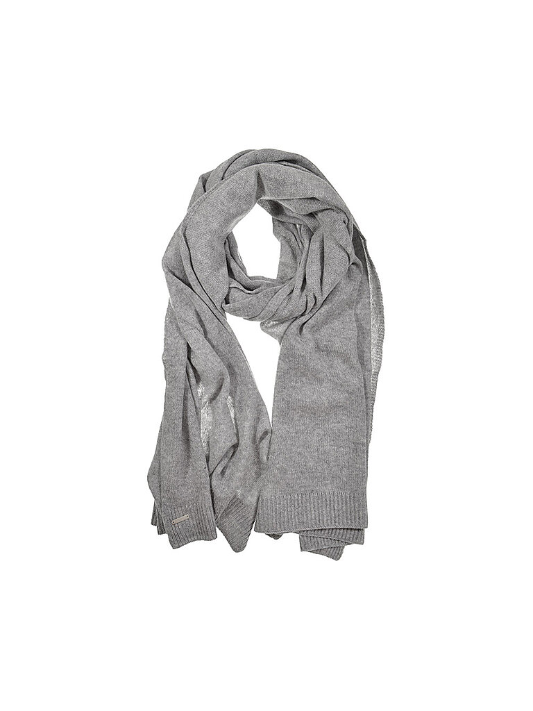 SEEBERGER Kaschmir Schal grau