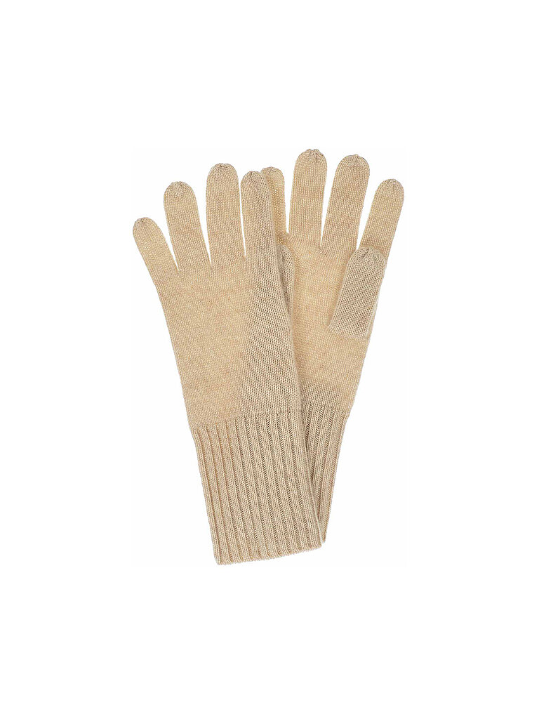 SEEBERGER Kaschmir Handschuhe beige