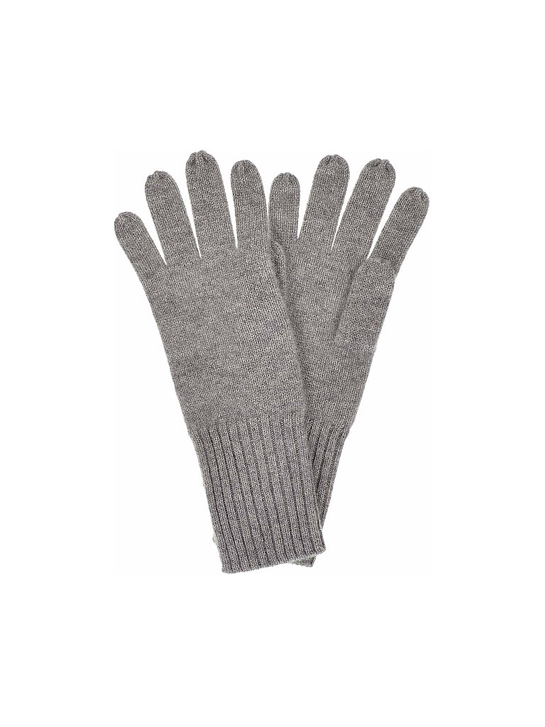 SEEBERGER Kaschmir Handschuhe grau