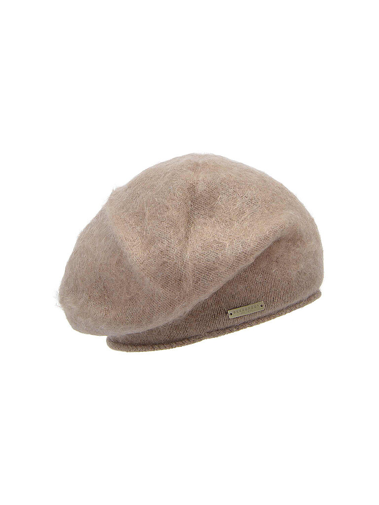 SEEBERGER Kaschmir  Mütze - Haube  hellbraun