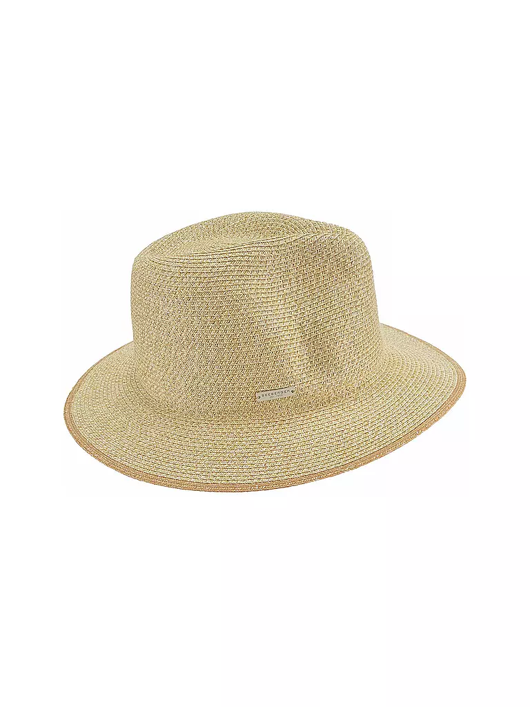 SEEBERGER | Strohhut - Fedora | beige