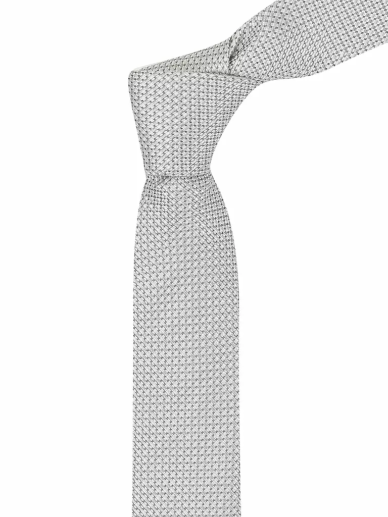 SEIDENFALTER | Krawatte PRINCE BOWTIE | silber