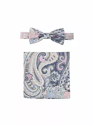 SEIDENFALTER | Set Fliege und Stecktuch PRINCE BOWTIE | dunkelblau