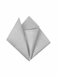 SEIDENFALTER | Stecktuch PRINCE BOWTIE | silber