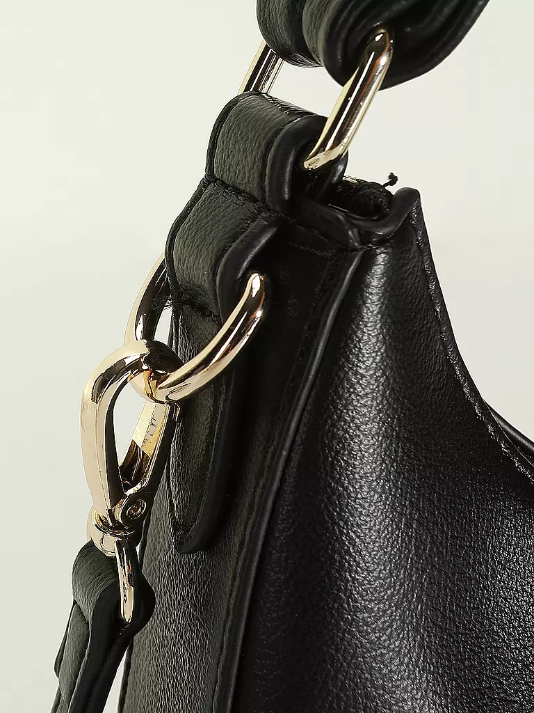 SEIDENFELT | Tasche - Hobo Bag LENE | schwarz